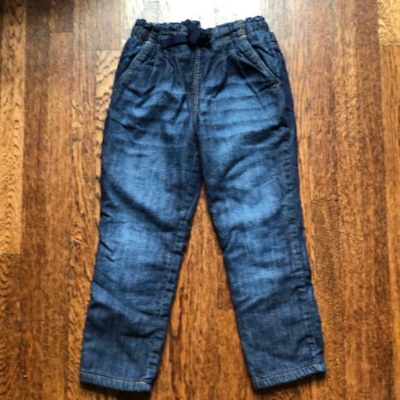 girls fleece lined jeans
